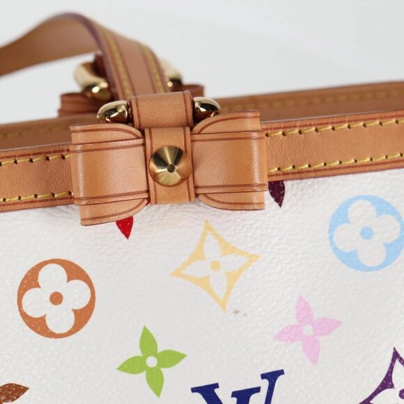LOUIS VUITTON Multicolor Shirley GM Hand Bag 2way White M93214 LV Auth 115639AM - Picture 10 of 16